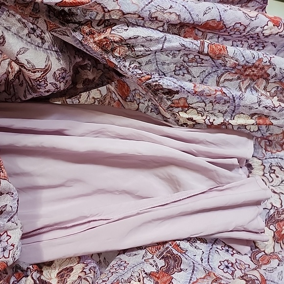 NWT Knox Rose 100% Rayon Tiered Ruffle Flowy with pockets and flutter sl… - Picture 9 of 15